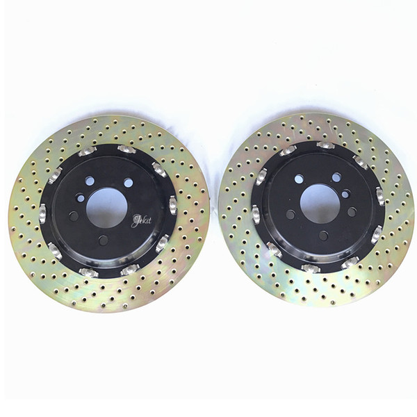 Jekit Front Brake disc Floating bolts alumiinum center bell 380*34mm for Brembo GT6 brake system for infiniti FX35 year 2003 rim wheel R20