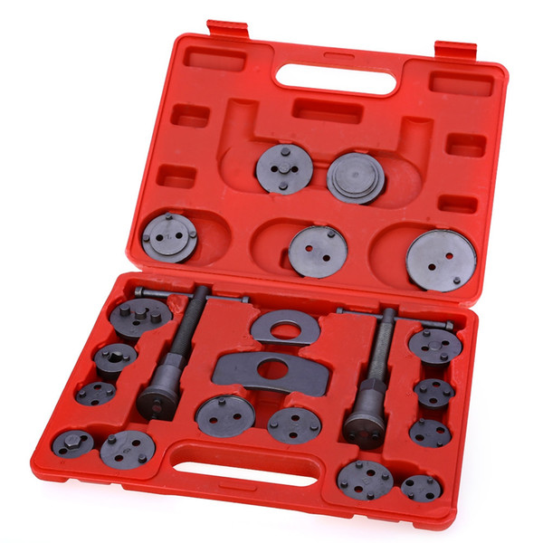 21pcs/Set Universal Car Disc Brake Pad Caliper Rewind Back Brake Piston Compressor Tool Kit For Automobiles Garage Repair Tools Replacement