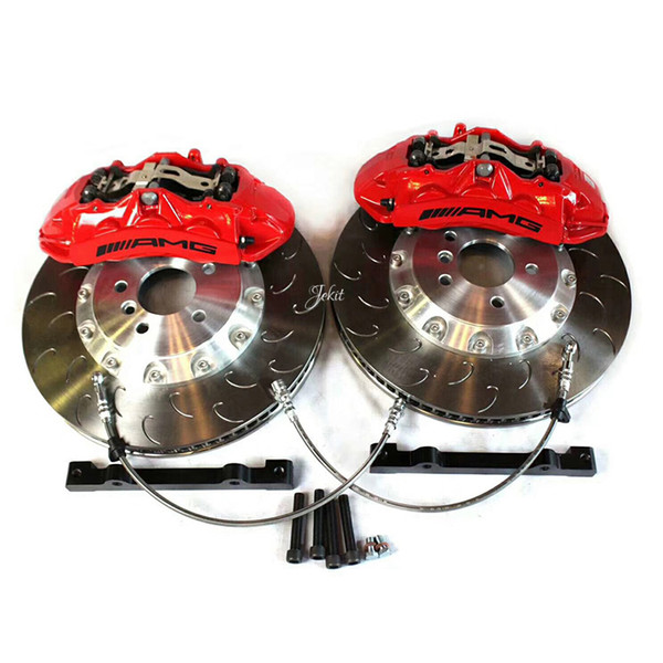 Jekit 2018 Big Brake Kits AMG6 high performance red brake calipers with 370/380/390/410*36mm brake rotors complete set for Benz SLK280 C209