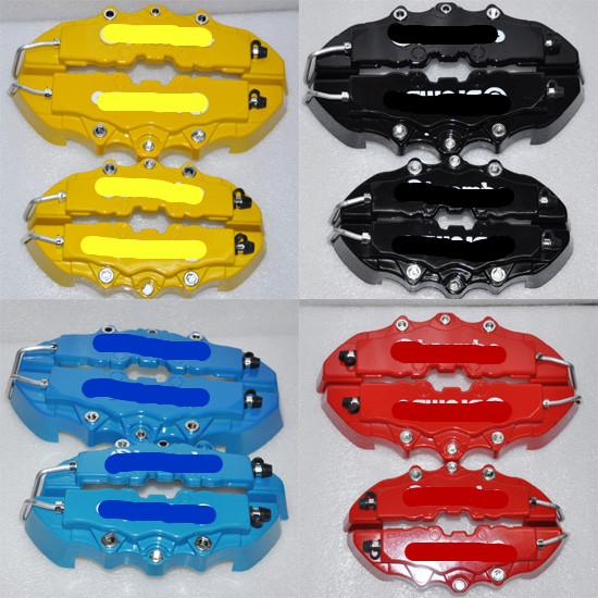 4Pcs RED/ black/ yellow/ blue 3D Rear Caliper covers Embossed Brem Fit pliers covers Car Universal Disc Brake Caliper Covers Front & Rear