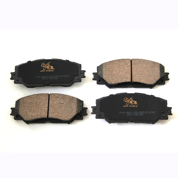 4pcs/lot Auto Parts New environment-friendly fiber material is adopted automobile Brake Pads Disc brake lining no10