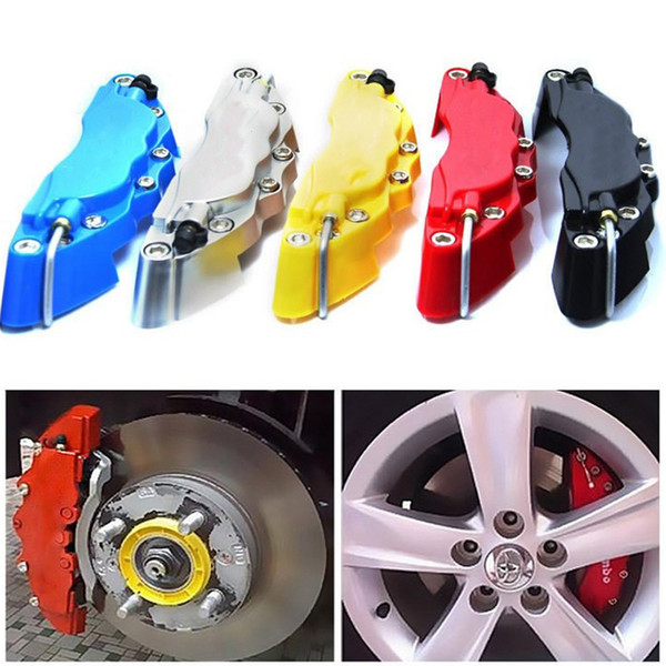 S size 14-15inch Tyre Universal Brake Caliper 2pcs/lot Car ABS Calipers Front Rear 3D Disc Cover Kit