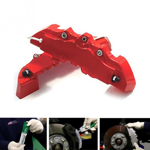 2Pcs/Lot ABS Endless Brake Caliper Cover Front Rear Brake Pliers Caliper Cover Decoration Cover For Wheel