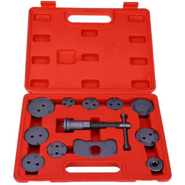 Universal 12pcs/set Car Precision Disc Brake Caliper Wind Back Brake Pad Piston Compressor Tool Kit For Auto Garage Repair Tools