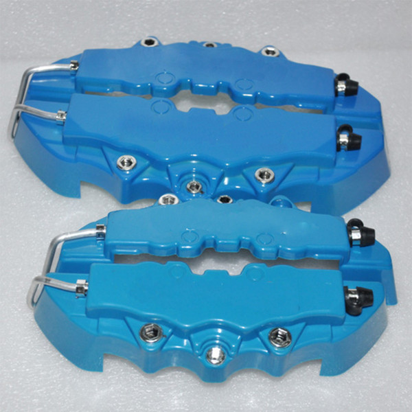 4Pcs Blue 3D Rear Caliper covers Embossed Brem Fit pliers covers Car Universal Disc Brake Caliper Covers Front & Rear