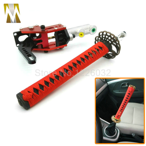 265mm Brand New JDM Drifting Hydraulic Handbrake Samurai Sword Handle Red +Black