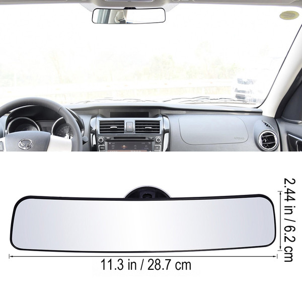 Universal Panoramic Rear View Mirror with Suction Cup Wide Angle Rearview Baby Mirror For Kids Monitor Car Interior Mirrors