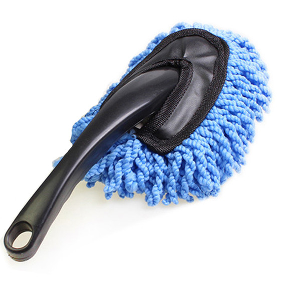 Car Cleaning Brush Microfiber Auto Window Wash Cleaner Long Handle Dust Car Care Towel Washable Dirt Dust Clean Brush