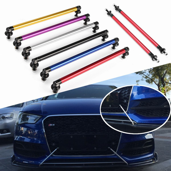 2x Universal 200mm Adjustable Front Rear Bumper Lip Splitter Rod Support Bars