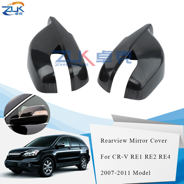 ZUK Left Right Outer Side Rearview Mirror Cover Housing Shell For HONDA CRV 2007 2008 2009 2010 2011 RE1 RE2 RE4 Base Color