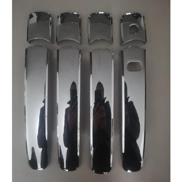 For Nissan x-trail x trail rogue t31 2008-2013 Chrome Exterior Door Handle Cover Trim Sticker Car Styling Accessories