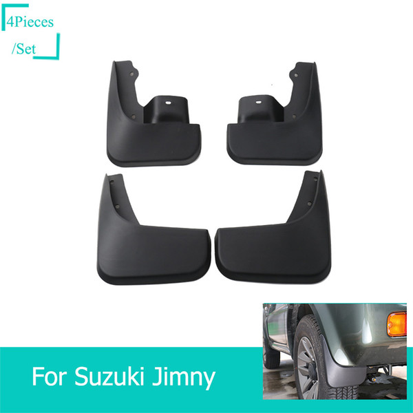 Car Mudguards Auto Front Rear Mud Guards 4Pcs/Set For Suzuki Jimny 2007-2017 Car Interior Accessories