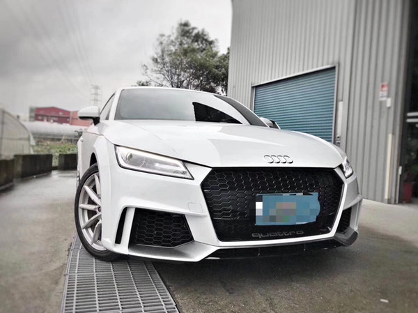 Pre encirclement Front bumper grille Fog lamp Behind the siege for audi TTRS