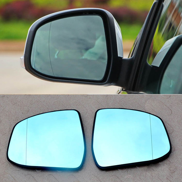 High-quality Car Rear View Mirror Hyperbolic Blue Mirror Arrow LED Steering Light For Ford Focus Free Shipping