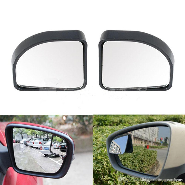 2Pcs Auto Car Adjustable Side Blind Mirror Rearview Blind Spot Rear View Auxiliary Mirro Free Shipping