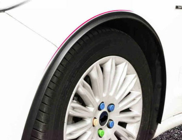 1.5M Black Car Wheel Fender Trim Protector Automotive Bumper Strip Sticker Styling Accessories Exterior Parts