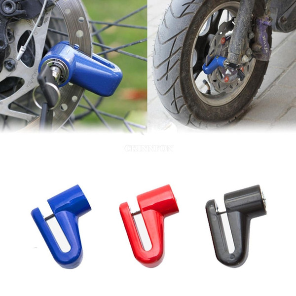 DHL 50PCS Security Anti Theft Heavy Duty Motorcycle Bicycle Moped Scooter Disk Rotor Lock