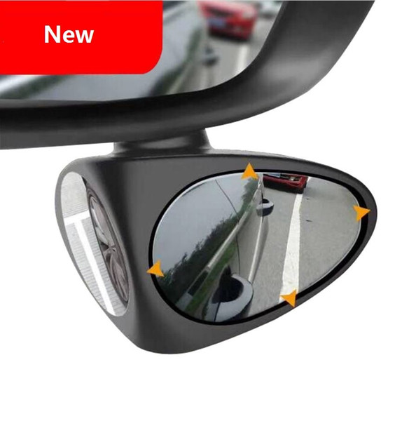 Car Rear View Mirror Rotatable Adjustable Blind Spot Mirror Convex Wide Angle Mirrors front wheel Car mirror 2 Colors