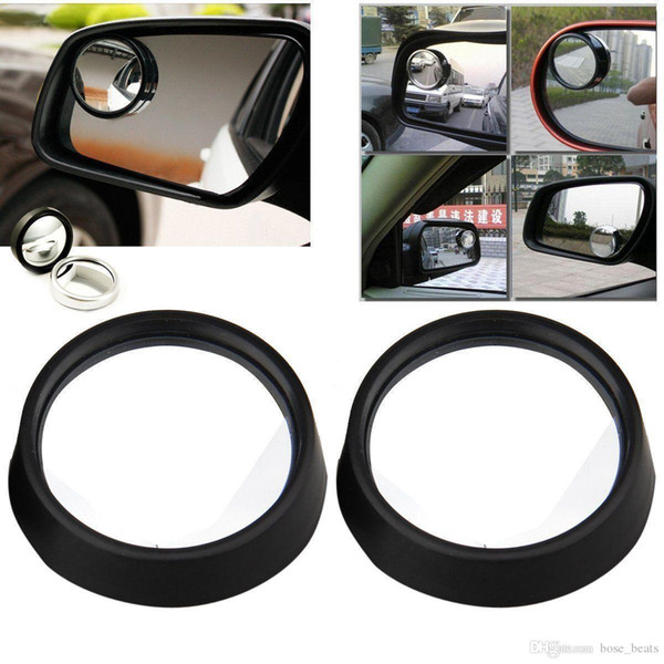 2PCS Car Rear View Mirror Auto Car Adjustable Side Rearview Blind Spot Wide Angle DHL Free Shipping