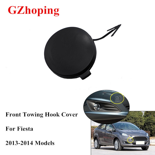 Front Bumper Towing Hook Cover Cap For Ford Fiesta2013 2014 D5BB-17A989 Front Towing Hooking Case Base Color