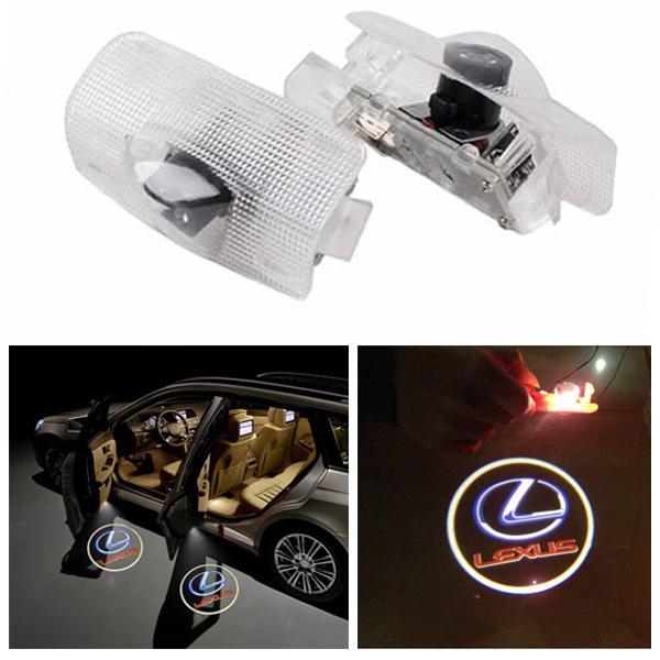 Car Door LED Logo for Lexus Projector Ghost Shadow RX/ES/GX/LS/LX/is, Welcome Lamp Logo Light