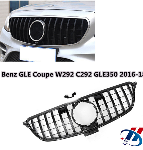 GTR front grille installed in Mercedes Benz 2016-2018 GLE coupeC292 W292 GLE350