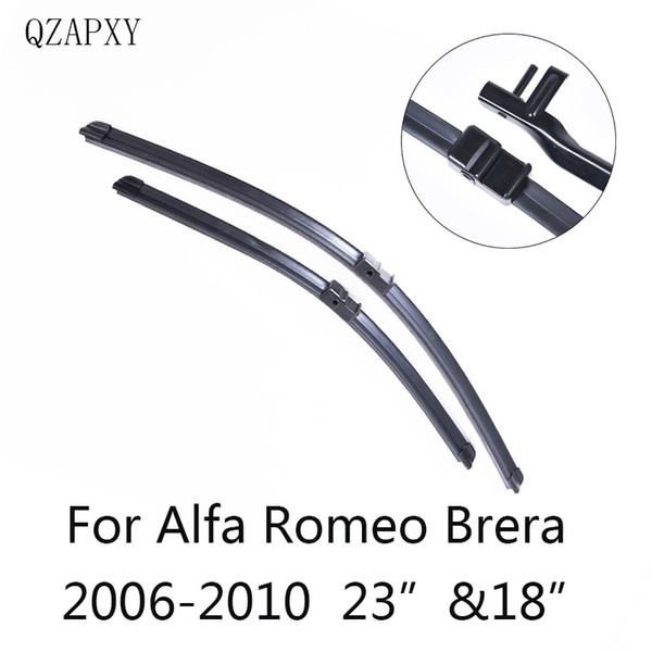 Front and Rear Wiper Blades for Alfa Brera from 2006 2007 2008 2009 2010 Car Accessories Windscreen Wipers Car-styling