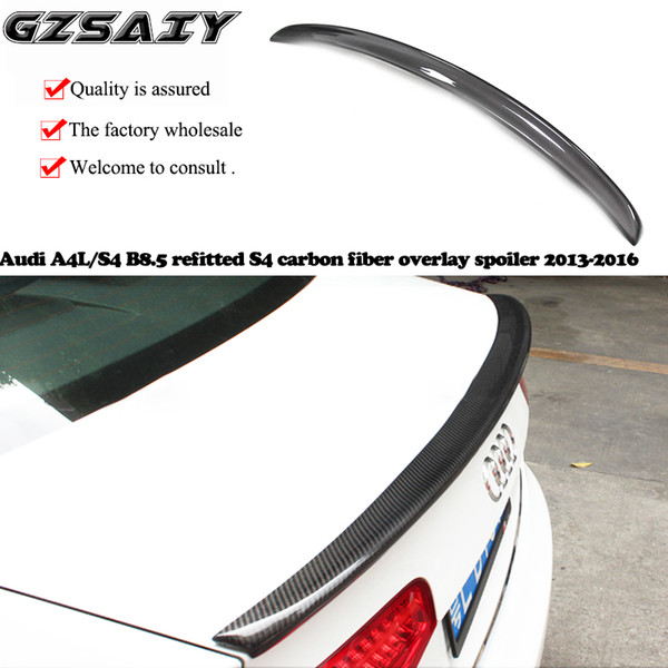 The factory is wholesale and mass produc Audi A4L/S4 B8.5 refitted S4 carbon fiber overlay spoiler 2013-2016