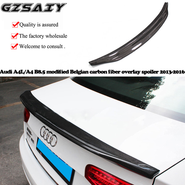 The factory is wholesale and mass produc Audi A4L/A4 B8.5 s4 modified Belgian carbon fiber overlay spoiler 2013-2016