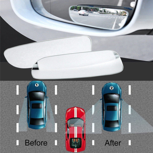 2PCS Auto 360° Wide Angle Convex Rear Side View Blind Spot Mirror for Car HQ BBA141