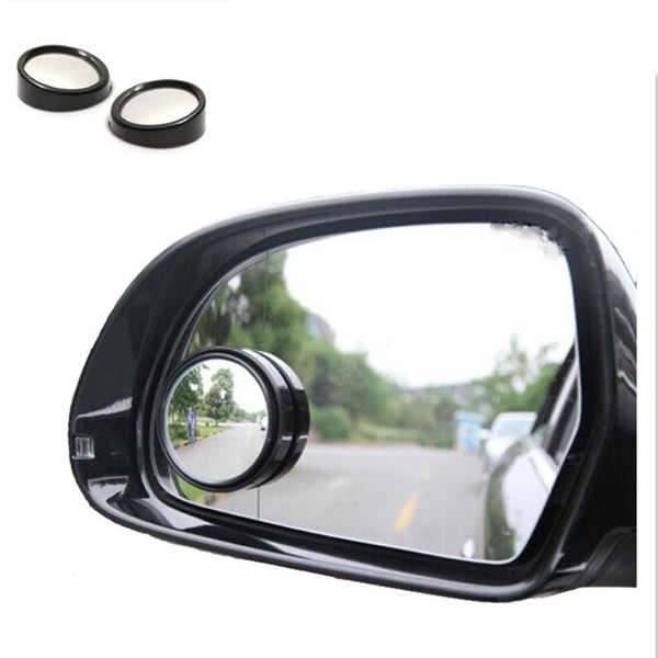 2pcs/SET universal Driver 2 Side Wide Angle Wideangle Sticker Round Convex Car Vehicle Mirror Blind Spot Auto RearView for all car