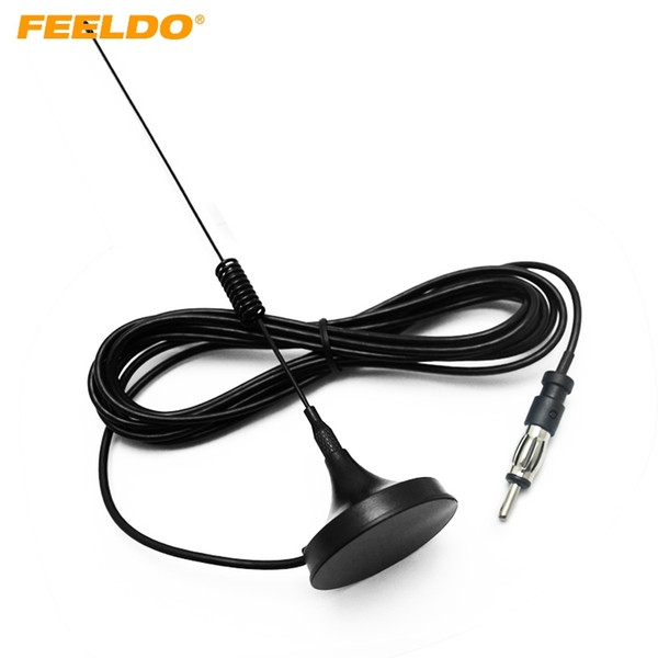 FEELDO Car Universal Magnetic Base Roof Mount Radio AM/FM Aerial Antenna #2606