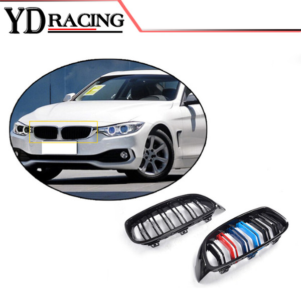 Car Styling ABS Mesh Gloss Auto Front Grill Grille For BMW F32 Grill F33 F36 F82 F80 M3 M4 Coupe Convertible 2013-2017