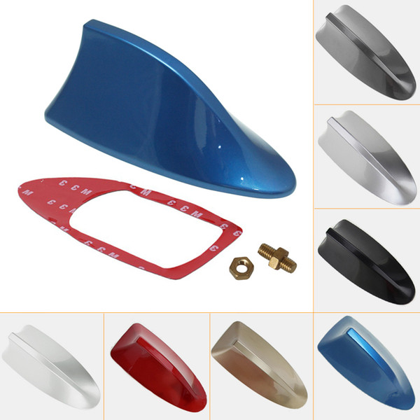 wholesale Waterproof Universal Car Radio Antenna Shark Fin Roof Decorative Antenna With FM/AM Radio Function 7-Color #2743