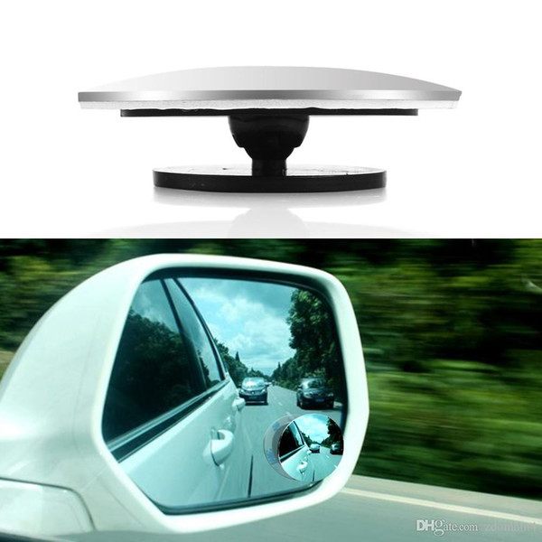 2pcs Car Rearview Mirrors Universal Blind Spot Rear View Mirror, Rimless Rearview Mirror Covers Wide Angle Round Convex mirror