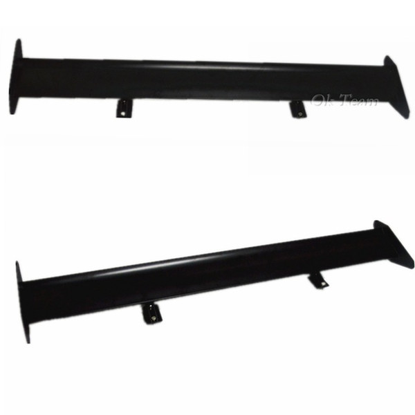 New Universal Adjustable Lightweight Aluminum Rear car trunk Wing Racing Spoiler Black Spoiler universal Spoilers FREE SHIPPING