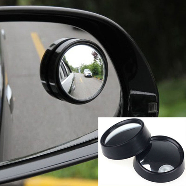 2PCS universal Driver 2 Side Wide Angle Round Convex Car Vehicle Mirror Blind Spot Auto RearView for All Car Styling