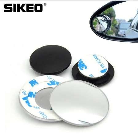 1pc HD 360 Degree Wide Angle Adjustable Car Rear View Convex Mirror Auto Rearview Mirror Vehicle Blind Spot Rimless Mirrors