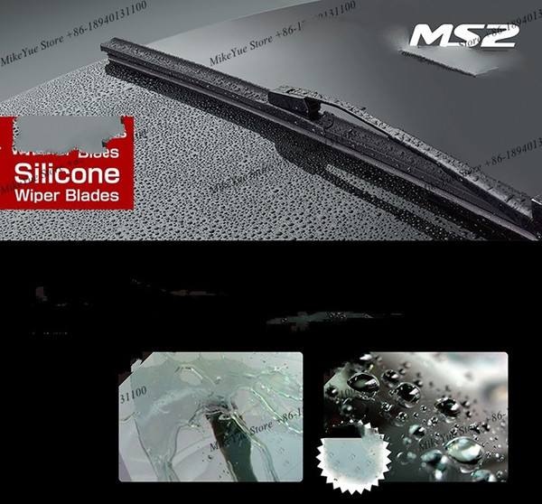 Universal Soft Frameless Bracketless Rubber Japan MITA Car Windshield Wiper Blade 14'' 16'' 17''...
