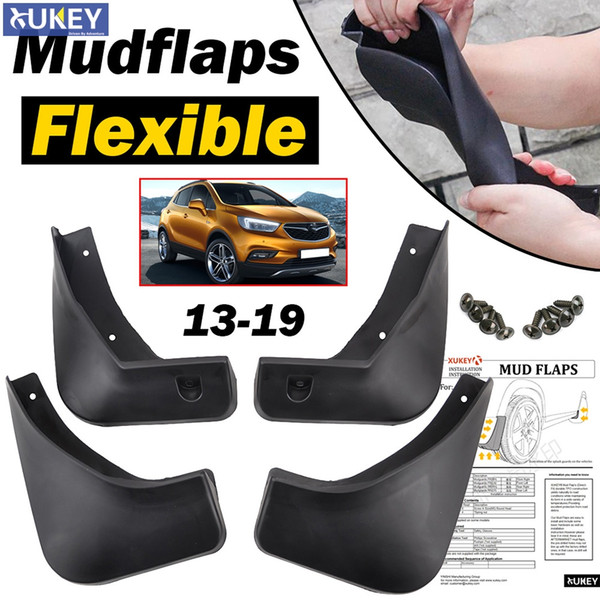 For Opel Mokka X Vauxhall Buick Encore 2013 - 2019 Mudflaps Splash Guards Front Rear Set Mud Flaps Mudguards 2014 2015 2016 2017