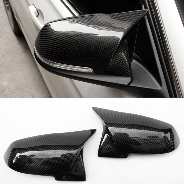 Sharp-angle Carbon fiber Rearview mirror cover Fit For BMW F20 F30 F32 F22