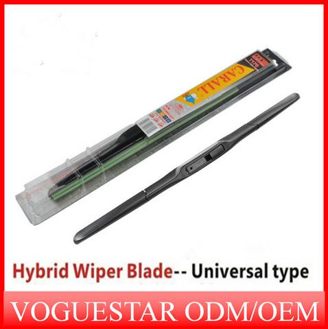 Universal Wiper Blade Soft Rubber U-Type Wiper For Car Windshied Frameless Design 14''inch to 26