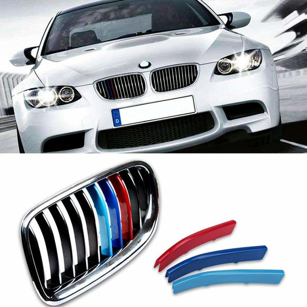 Kidney Grille Cover Stripe Clip for BMW 5 Series F10 F11 LCI 2014-2015 10 Beam