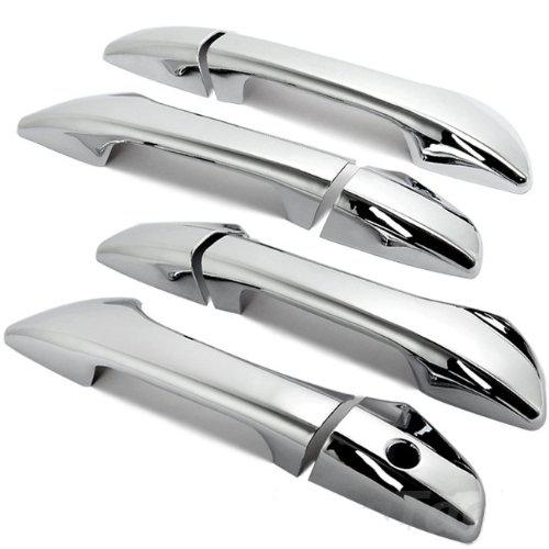 4PCS Chrome Door Handles Cover Molding Trim Kit Fit For Honda Accord 2008-2010