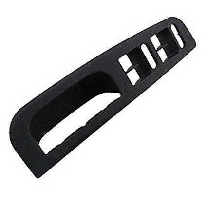 ZOOKOTO Front Master Window Switch Grab Handle Control Panel Trim Bezel For VW 98-04 Passat B5 98-04 Goft MK6 (Black)