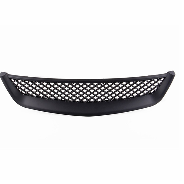 WING CHUN NEW Racing Front hood grills grille ABS For honda civic 2001-2003 black color