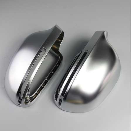 1 Pair of Matte Chrome Rearview Mirror Cover Protection Cap for Audi B8 A4 A5 A6 S4 RS4 S6 RS6 Car Mirror Cover Car String New