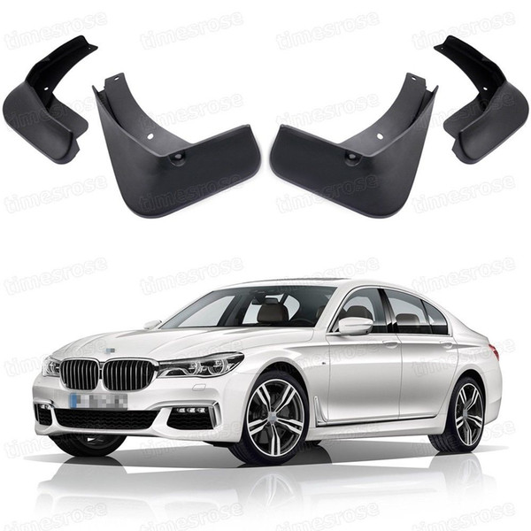 4Pcs Car Mud Flaps Splash Guards Fender Mudguard for BMW 7-Series 2016 2017 2018