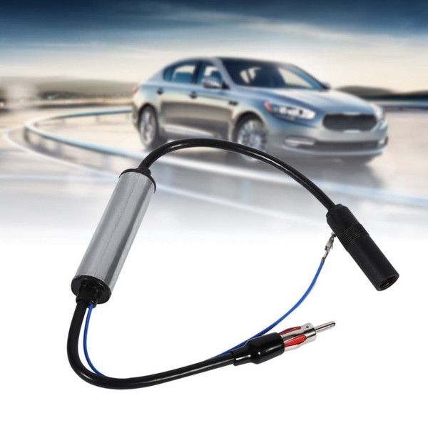 Auto Car Antenna Plug Radio FM Inline Signal Amplifier Booster Extension Cable