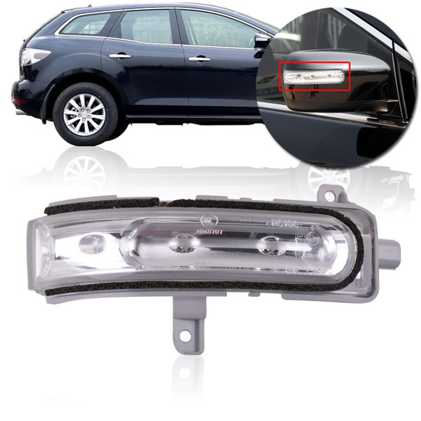 For Mazda M8 CX-7 Rearview Mirror Turn Light Single Outside Side Repeater Lamp Flashing light EW40-69-182 / 1208-69-122A